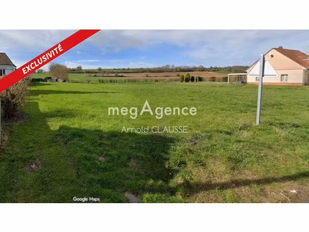 vente terrain 1000 m² à vitz-sur-authie (80150)  25 000 €