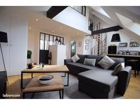 lorient centre ville appartement style loft 65m2