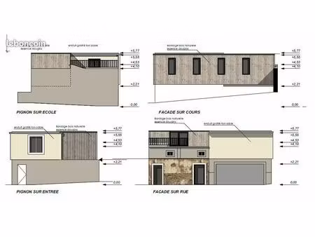 appartement 4 pièces + terrasse = 120 m² / rue paul bert – poitiers / travaux