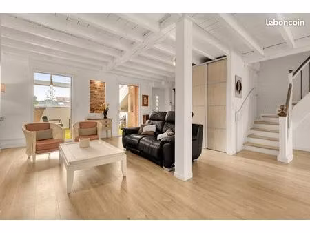 duplex 4 pièces + grande véranda sur jardin / côte pavée -toulouse 31500