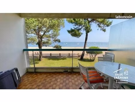 front de mer - t1 (4 couchages) - balcon vue bassin  parking et cellier