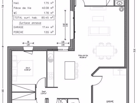 maison 5 pièces 85 m²