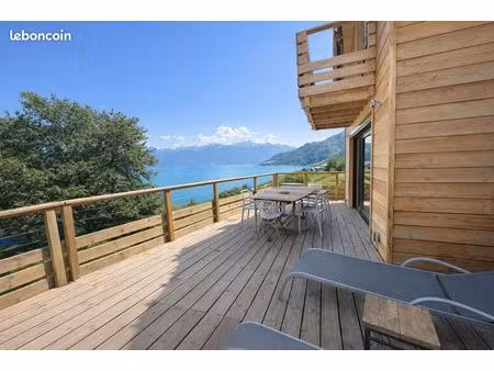 maison vue lac léman – frontière suisse