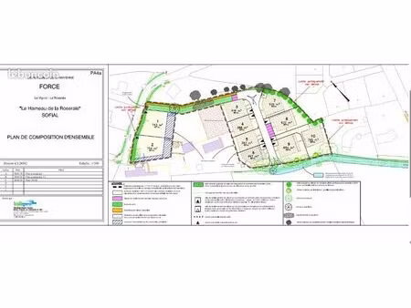 terrain 447 m² force