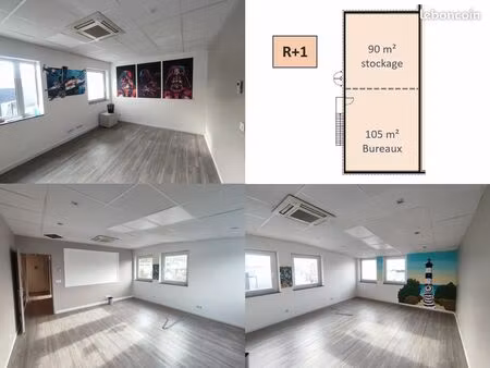 bureaux / locaux à louer dans la zone de vovray – 195 m²