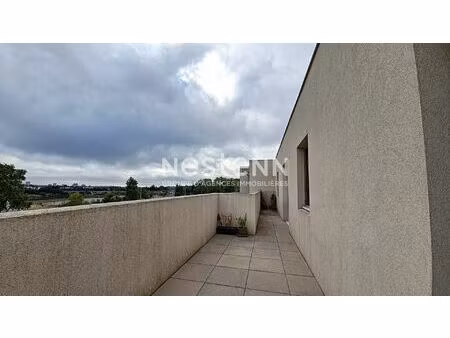 perpignan appartement t3 de 54.58 m2 avec grande terrasse et 2 parkings vendu loué.