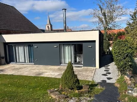 maison contemporaine ossature bois - kockersberg