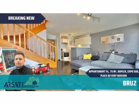 vente appartement 4 pièces à bruz (35170) : à vendre 4 pièces / 75m² bruz