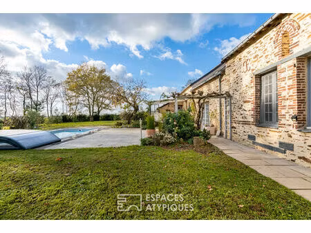 sublime longère (175m2) dans son écrin de verdure nord de nantes