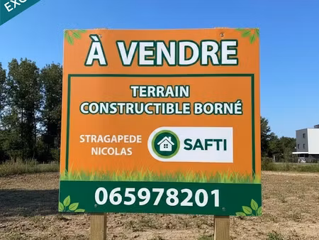 vente terrain 706 m² à hélesmes (59171)  79 000 €