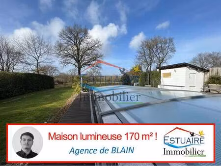 vente maison piscine à blain (44130) : à vendre piscine / 170m² blain