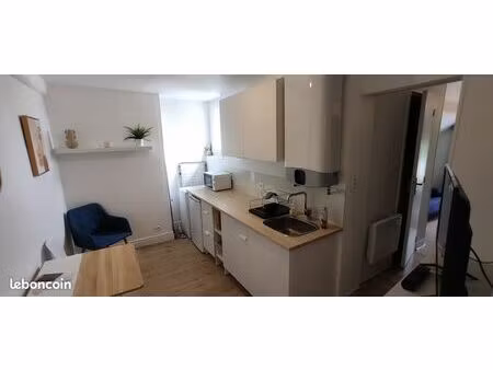 t1 bis meublé rénové (16 m²) – centre conches – libre 08/03