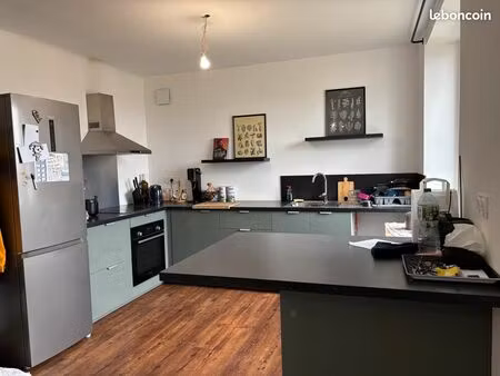 appartement 76m2 avec garage et jardin