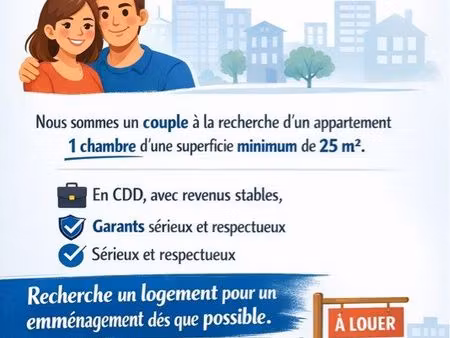 recherche d'appartement non meublée