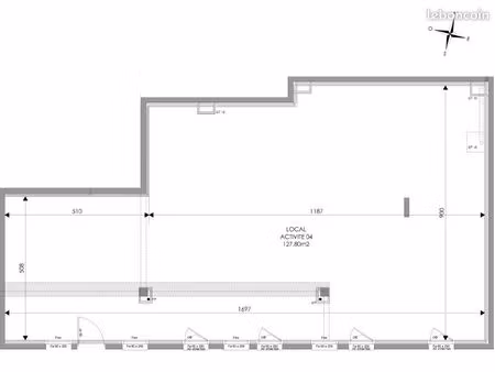 local commercial 128 m²