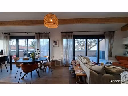 craponne - t4 105 m² + terrasse + parking