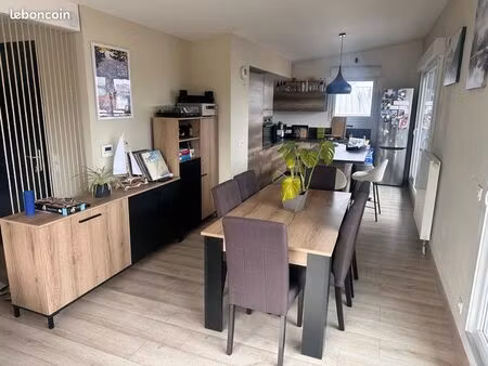 t3 75m2 meublé + grande terrasse  garage  parking