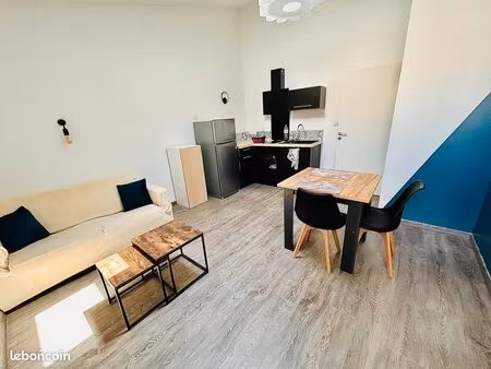 t2 45 m2 meublé centre-ville podensac