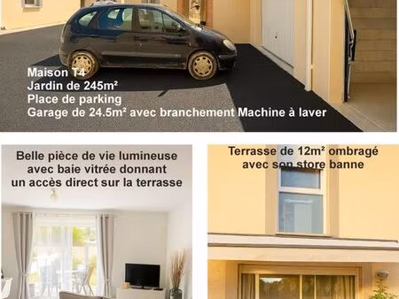 maison t4 récente – jardin privatif – garage – rouffiac-tolosan