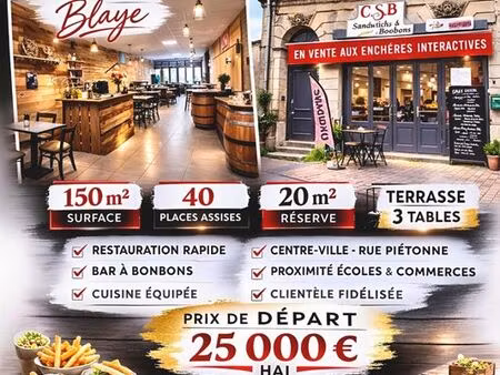 boutique 170 m² blaye