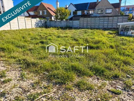vente terrain 1068 m² à bray-dunes (59123)  197 000 €