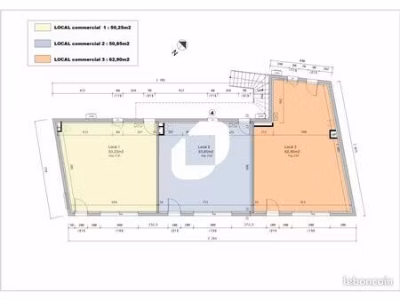 local commercial 164 m²