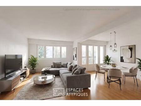 appartement lumineux de 88 m2 au dernier étage dans le quartier de gravigny