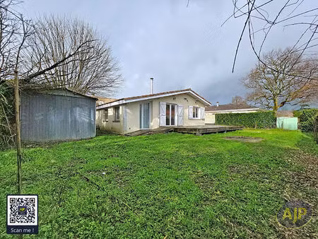 maison beautiran 3 pièces 64 m2 jardin et abri