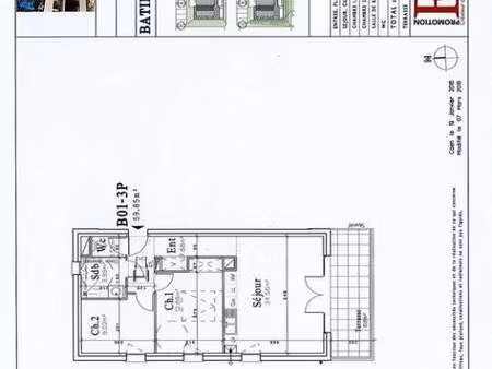 location appartement 3 pièces à carpiquet (14650) : à louer 3 pièces / 60m² carpiquet