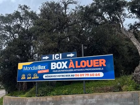 location de box et espace de stockage à porticcio