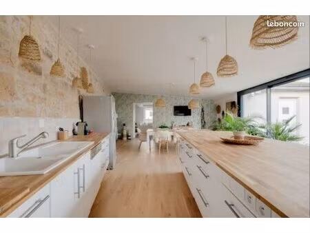 maison 3 chambres avec grand jardin à rochesauve