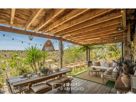 l'intemporel refuge de caractère avec vue mer