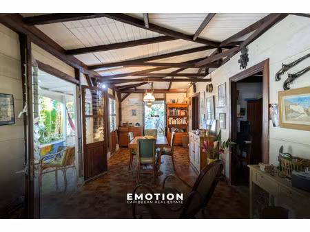 villa créole 4 pièces 78 m2 + bungalow 12 m2 - le moule (gu