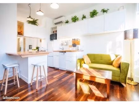 meublé chic et charmant sur les quais  tout confort  climatisé. vue sur l'isère et les mon