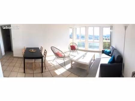 appartement t3 meublé 62 m² – balcon – vue dégagée – boulevard des minimes