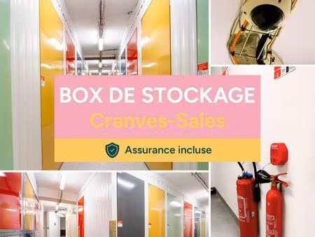 box à louer - garde meuble / cranves sales / 4m2