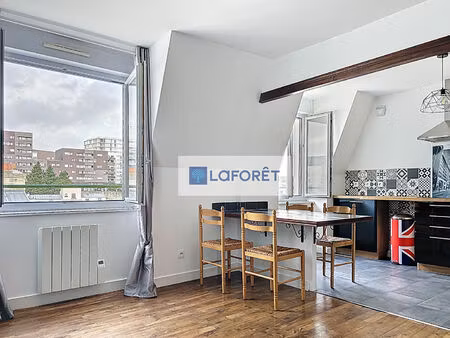 appartement brest 3 pièces dernier étage 55 m2