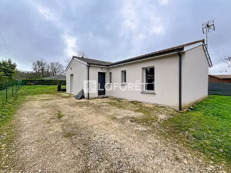 maison récente de 92m² avec 630m² de jardin