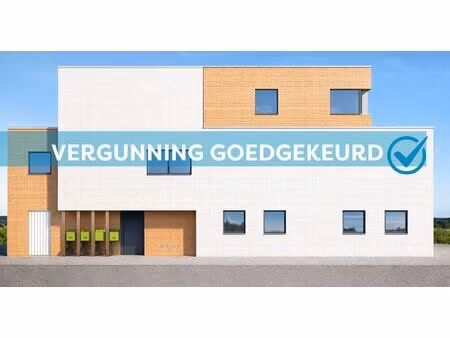 vergunde projectgrond voor 4 entiteiten te koop!