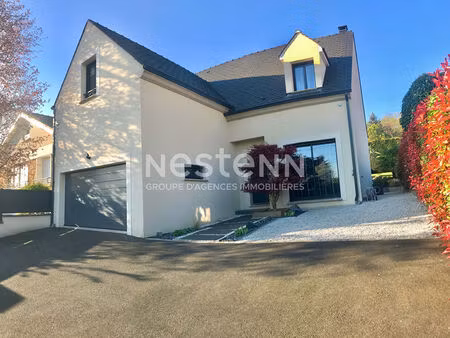 maison contemporaine 150 m² à vauhallan - séjour 60 m² - terrasse plein sud 40 m² - suite 