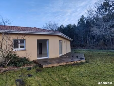 maison non meublée 4 pièces avec jardin