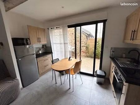 studio meublé avec terrassecherbourg hypercentre