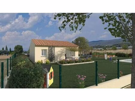 terrain avec maison neuve à vendre