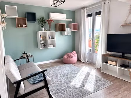 appartement meublé vieille chapelle 3 pièce(s) 60 m2 balcon parking dans résidence