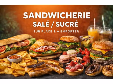 fonds de commerce restauration / sandwicherie à vendre zon