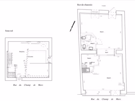 a louer rue du champs de mars