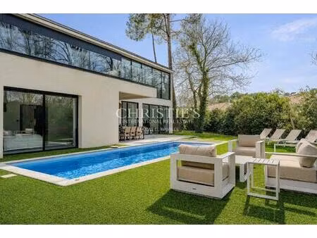 pyla sur mer - lumineuse villa avec piscine