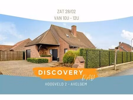 huis te koop in avelgem met 3 slaapkamers