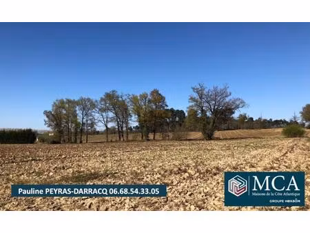 terrain à bâtir à momuy (40700)