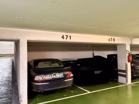 paris xvi auteuil parking à vendre (loué - échéance 08/28)